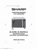 Image result for Sharp R951 Manual