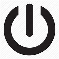 Image result for Minimal Power Button Icon