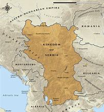 Image result for Serbia WW1 Map
