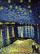 Image result for Van Gogh Starry Night Over