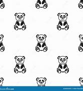 Image result for Bitmap Black and White Panda Bear