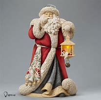 Image result for Enesco Santa Figurines