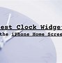 Image result for iPhone Clock Display