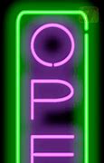 Image result for Purple Open Sign Neon
