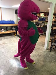 Image result for Scary Barney Costume