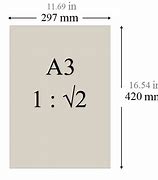 Image result for What Is A3 Paper Size