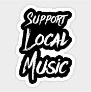 Image result for Support Local Music Logo