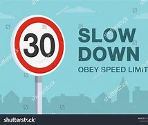 Image result for Obey Speed Limit Slow Down Sign