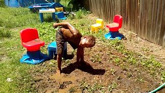 Image result for Kids Mud Fight