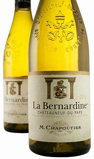 Image result for M Chapoutier Chateauneuf Pape Blanc Bernardine