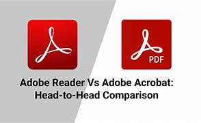 Image result for Adobe Reader vs Acrobat