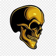 Image result for Gold Skull Cartoon