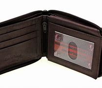 Image result for Men's Bifold Wallet with Zipper