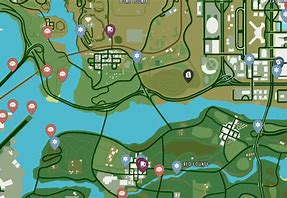 Image result for Mapa GTA San Andrtes