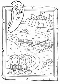 Image result for Dora the Explorer Coloring Map