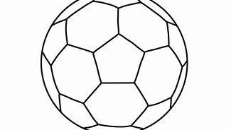 Image result for Soccer Ball Drawing Outline