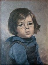 Image result for Crying Baby Painting