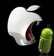 Image result for Android Eating an Apple