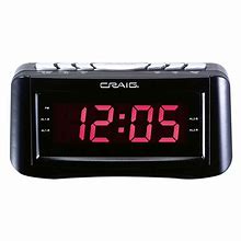 Image result for Sharp Digital Alarm Clock Blue