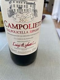 Image result for Luigi Righetti Ripasso della Valpolicella Classico Superiore Campolieti