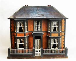 Image result for Victorian Wooden Dollhouse