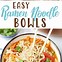 Image result for Bowl of Noodles