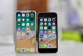 Image result for iPhone X Compared to iPhone 7 Plus