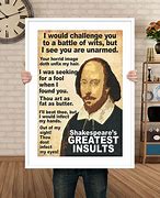 Image result for Funny Shakespeare Insults