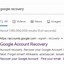 Image result for Account Recovery Gmail without Phone Number