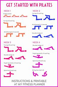 Image result for 30-Day Wall Pilates Challenge Printable