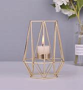 Image result for Gold Square Candle Holders