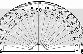 Image result for Printable Protractor Actual Size 180