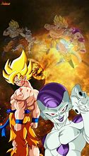 Image result for DBZ Goku vs Frieza