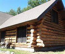 Image result for Log Cabin Nebraska Man