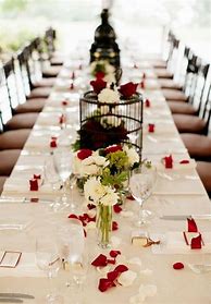 Image result for Deco Mariage Rouge Et Blanc