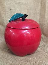 Image result for Vintage Cookie Jars with Apple's On Them