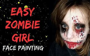Image result for Easy Zombie Face Paint