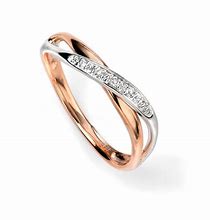 Image result for White and Rose Gold Ring