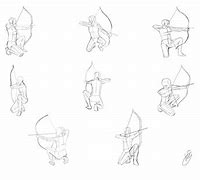 Image result for Archer Drawing Pose