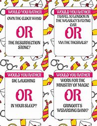 Image result for Harry Potter Would You Rather