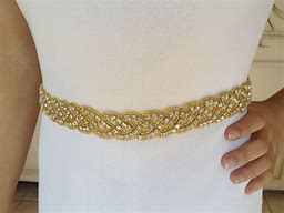 Image result for Gold Cloth Belt