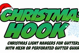 Image result for Gutter Guard Christmas Light Hooks