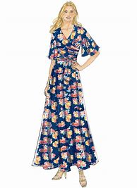 Image result for Butterick Wrap Dress Pattern