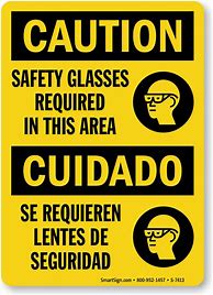 Image result for Bilingual Safety Signs