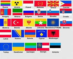 Image result for Flags of European Countries with Names