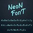 Image result for Neon Cursive Font