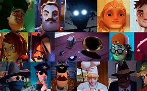 Image result for Hello Neighbor All Characters
