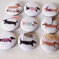 Image result for Dachshund 20Mm Buttons