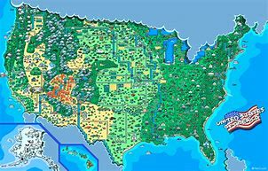 Image result for USA Map with Nicknames