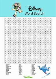 Image result for Disney World Word Search
